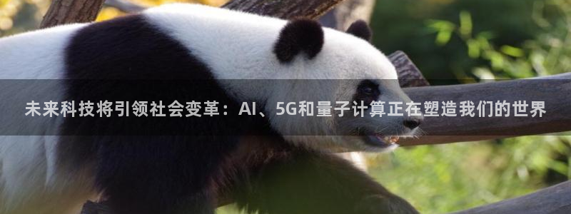 未来科技将引领社会变革：AI、5G和量子计算正在塑造我们的世界