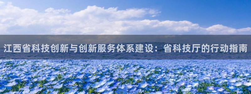 江西省科技创新与创新服务体系建设：省科技厅的行动指南
