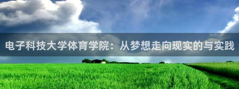 电子科技大学体育学院：从梦想走向现实的与实践