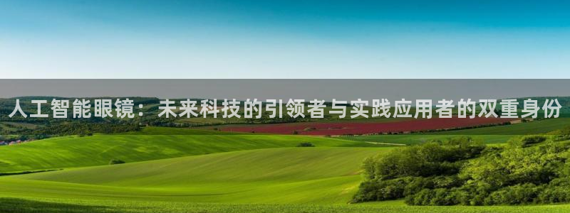 人工智能眼镜：未来科技的引领者与实践应用者的双重身份